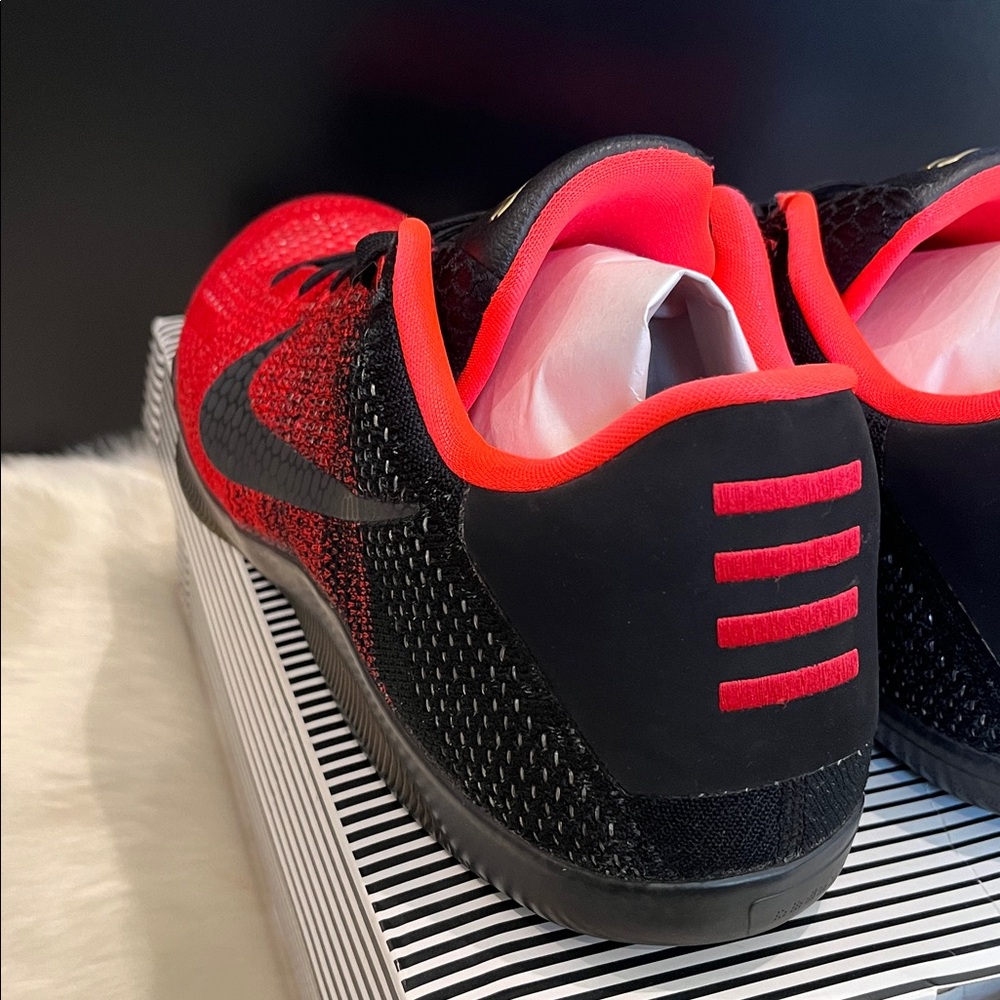 Nike Kobe XI Elite Low – University Red/Black – Size 13 – 822675-670 - Picture 6 of 10